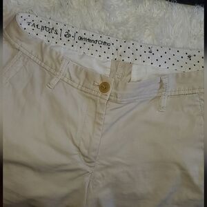 Talbots Cream Chino Pants
